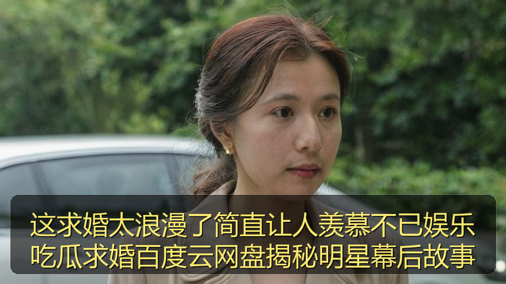 这求婚太浪漫了简直让人羡慕不已娱乐吃瓜求婚百度云网盘揭秘明星幕后故事