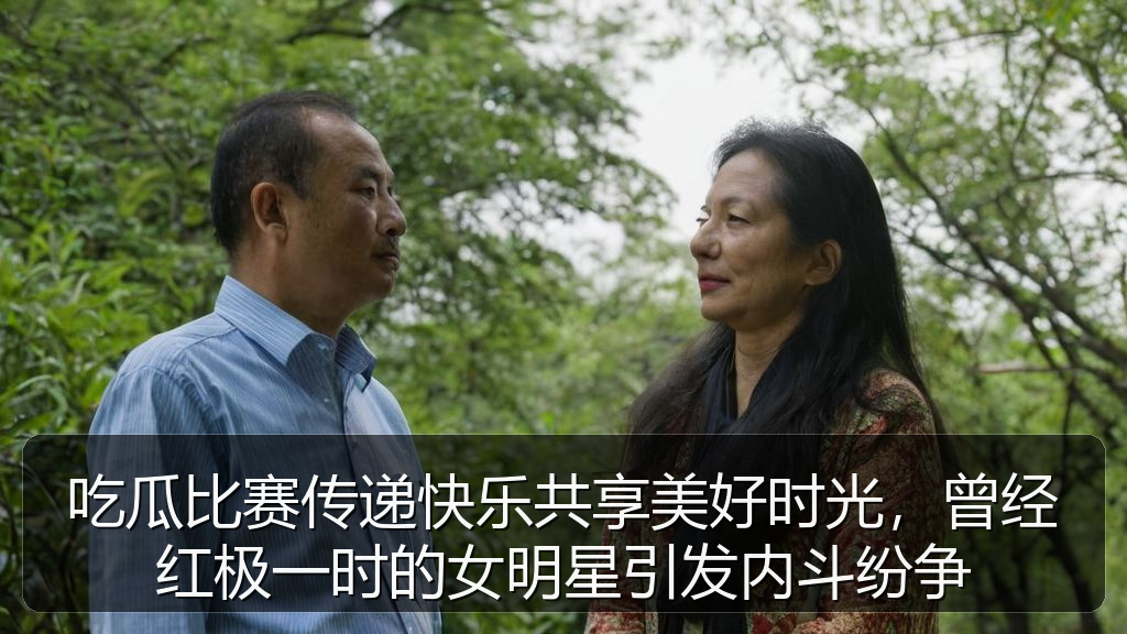 吃瓜比赛传递快乐共享美好时光，曾经红极一时的女明星引发内斗纷争