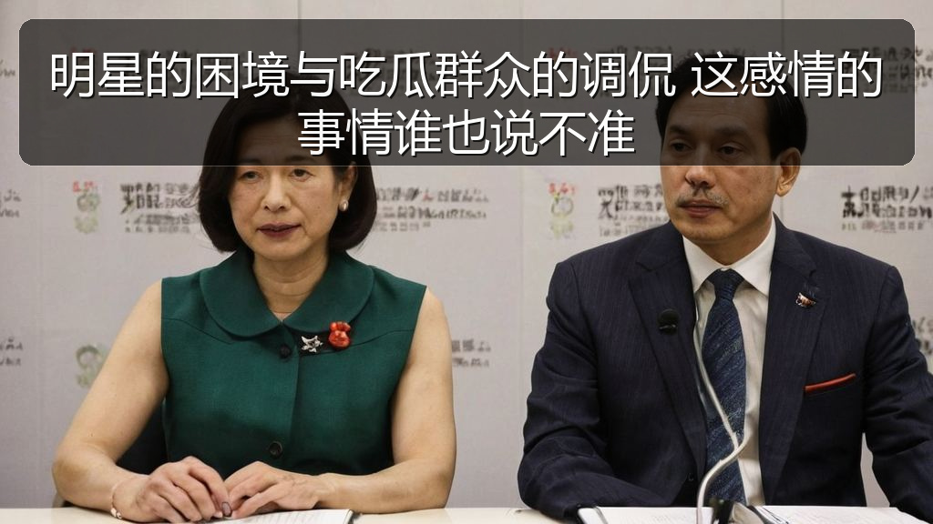 明星的困境与吃瓜群众的调侃 这感情的事情谁也说不准