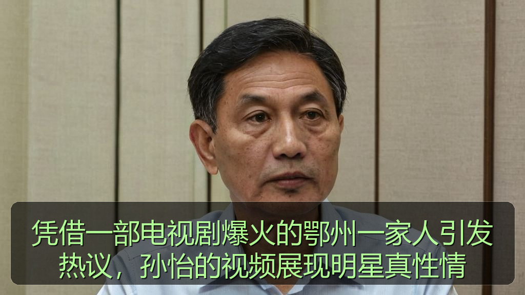 凭借一部电视剧爆火的鄂州一家人引发热议,孙怡的视频展现明星真性情